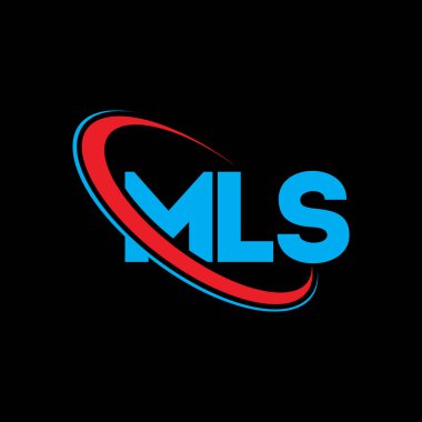 MLS logosu. MLS mektubu. MLS harfi logo tasarımı. Çember ve büyük harfli monogram logosuna bağlı ilk MLS logosu. Teknoloji, iş ve emlak markası için MLS tipografisi.