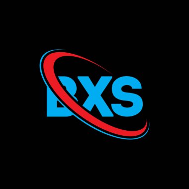 BXS logosu. BXS harfi. BXS harfli logo tasarımı. Çember ve büyük harfli monogram logosuyla birleştirilmiş BXS logosu. Teknoloji, iş ve emlak markası için BXS tipografisi.