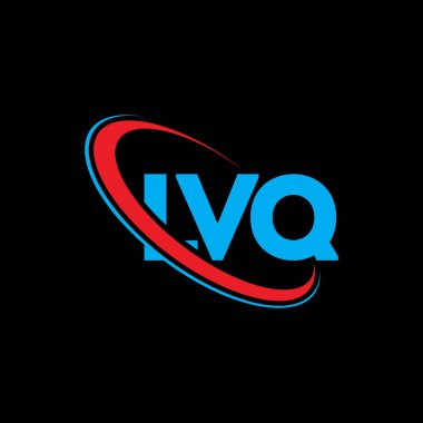 LVQ logosu. LVQ mektubu. LVQ harf logosu tasarımı. Çember ve büyük harfli monogram logosuna bağlı ilk LVQ logosu. Teknoloji, iş ve emlak markası için LVQ tipografisi.