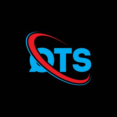 QTS logosu. QTS harfi. QTS harf logo tasarımı. Çember ve büyük harfli monogram logosuna bağlı QTS logosu. Teknoloji, iş ve emlak markası için QTS tipografisi.