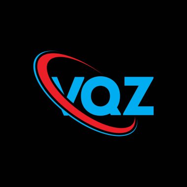 VQZ logosu. VQZ harfi. VQZ harf logosu tasarımı. Çember ve büyük harfli monogram logosuna bağlı baş harfler VQZ logosu. Teknoloji, iş ve emlak markası için VQZ tipografisi.