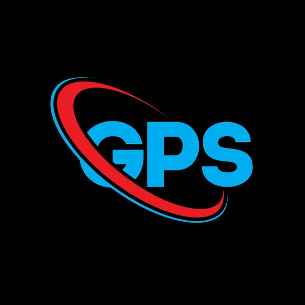Gps Logo Gps Brief Design Des Gps Schriftzugs Initiales Gps — Stockvektor