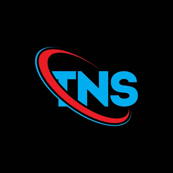 Logo Tns Tns Dopis Návrh Loga Tns Iniciály Logo Tns — Stockový vektor