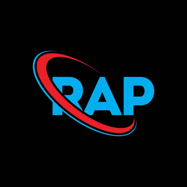 Logo Rap Carta Del Rap Diseño Del Logotipo Letra Rap — Vector de stock