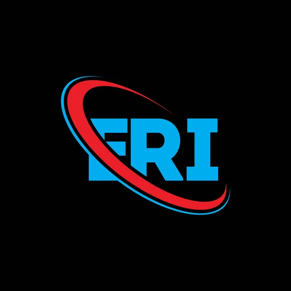 Eri Logo Eri Letter Eri Letter Logo Design Initials Eri — Stock Vector