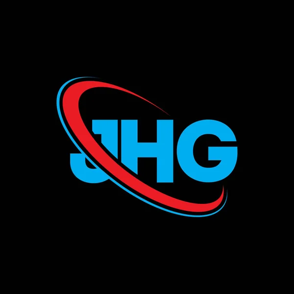 Jhg Logo Jhg Brief Jhg Letter Logo Design Initialen Jhg — Stockvektor