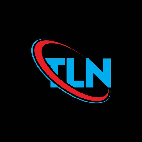 Logo Tln Tln Dopis Návrh Loga Tln Iniciály Logo Tln — Stockový vektor