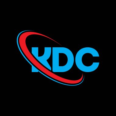KDC logosu. KDC mektubu. KDC mektup logosu tasarımı. Çember ve büyük harfli monogram logosuna bağlı baş harfler KDC logosu. Teknoloji, iş ve emlak markası için KDC tipografisi.