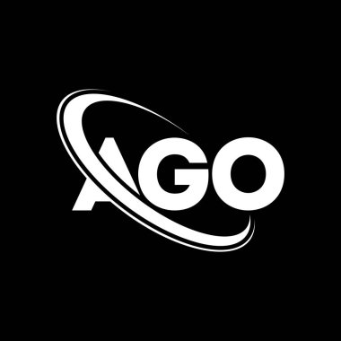 AGO logo. AGO letter. AGO letter logo design. Initials AGO logo linked with circle and uppercase monogram logo. AGO typography for technology, business and real estate brand.