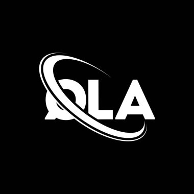 QLA logosu. QLA mektubu. QLA harf logosu tasarımı. Çember ve büyük harfli monogram logosuna bağlı QLA logosu. QLA teknoloji, iş ve emlak markası tipografisi.