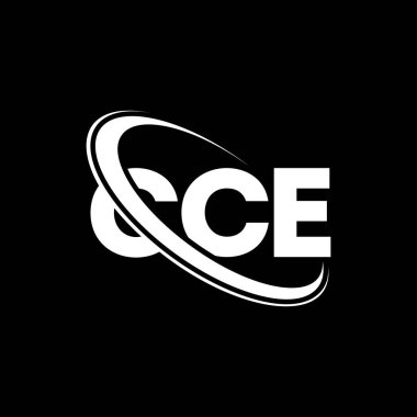 CCE logosu. CCE mektubu. CCE mektup logosu tasarımı. Çember ve büyük harfli monogram logosuna bağlı CCE logosu. Teknoloji, iş ve emlak markası için CCE tipografisi.