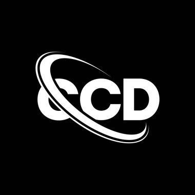 CCD logosu. CCD mektubu. CCD harfli logo tasarımı. Çember ve büyük harfli monogram logosuna bağlı CCD logosu. Teknoloji, iş ve emlak markası için CCD tipografisi.