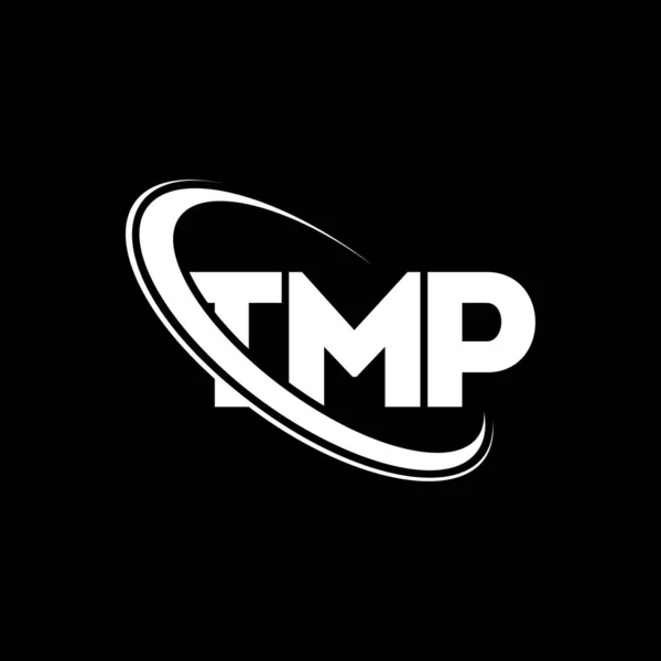 Logo Tmp Lettera Tmp Design Del Logo Della Lettera Tmp — Vettoriale Stock