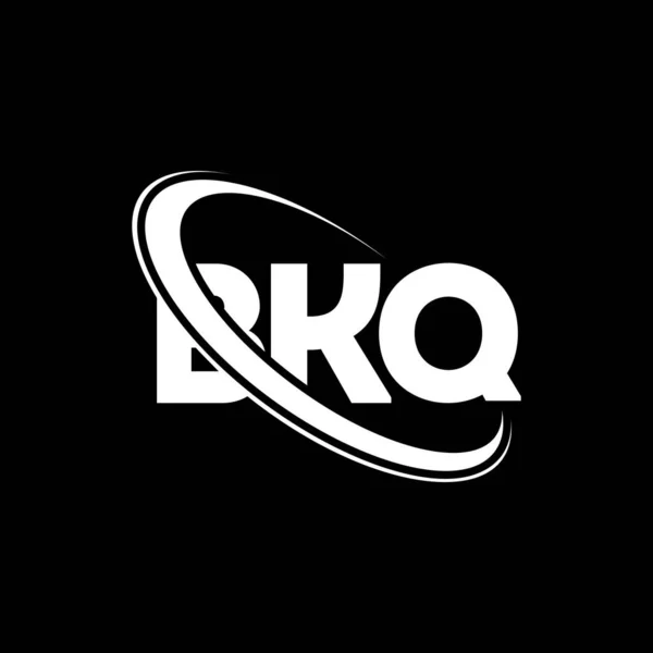 Логотип Bkq Буква Bkq Дизайн Логотипа Bkq Логотип Bkq Связан — стоковый вектор