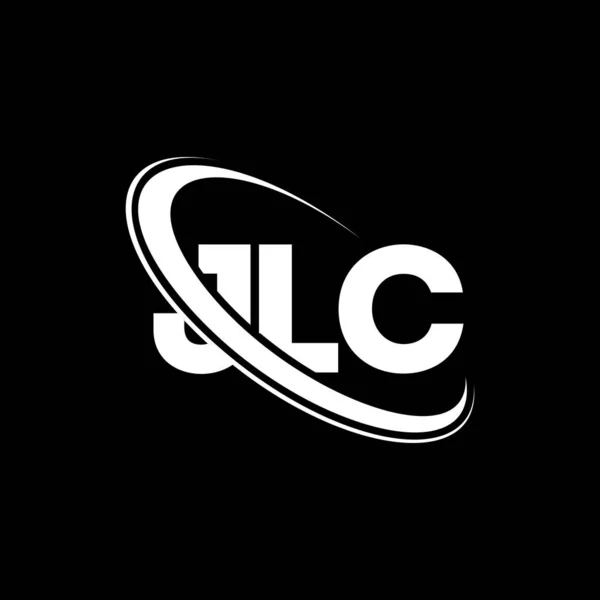 Logo Jlc List Jlc Projekt Logo Litery Jlc Inicjały Logo — Wektor stockowy