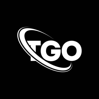 TGO logosu. TGO mektubu. TGO harfi logo tasarımı. Çember ve büyük harfli monogram logosuna bağlı TGO logosu. Teknoloji, iş ve emlak markası için TGO tipografisi.