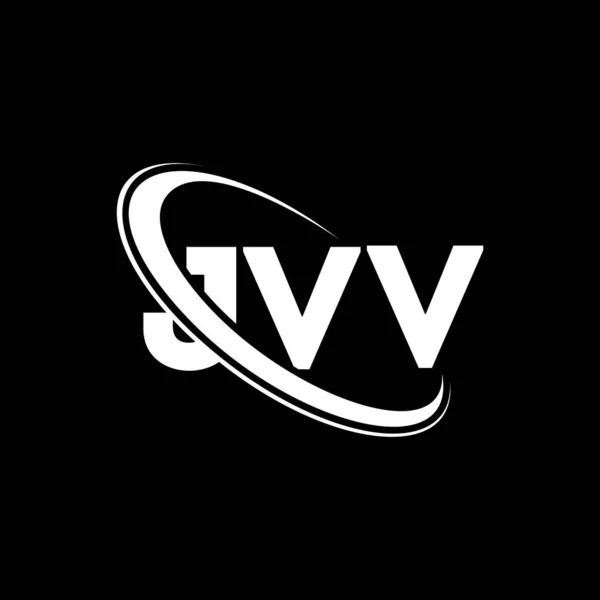 Logo Jvv Carta Jvv Diseño Del Logotipo Letra Jvv Logo — Archivo Imágenes Vectoriales