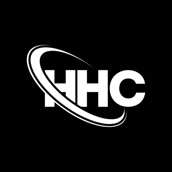 Logo Hhc Lettre Hhc Hhc Lettre Logo Design Initiales Logo — Image vectorielle