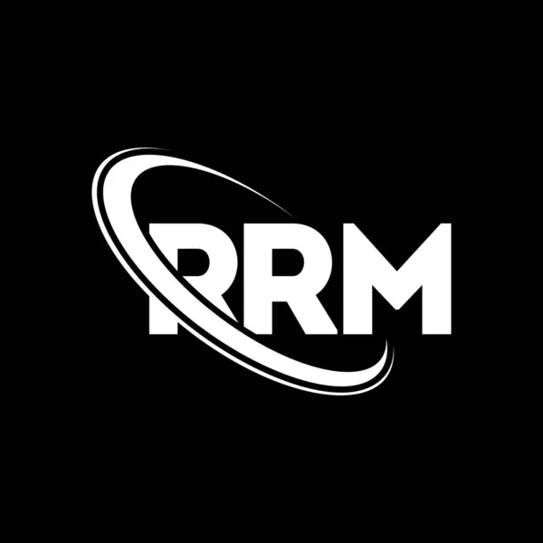 Logotipo Rrm Carta Rrm Diseño Del Logotipo Letra Rrm Logo — Vector de stock