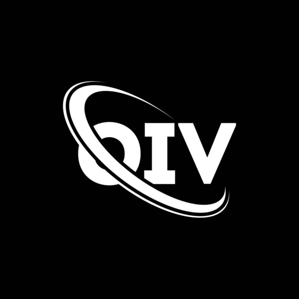 Logo Oiv Lettera Dell Oiv Logo Lettera Oiv Design Logo — Vettoriale Stock
