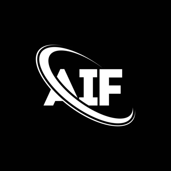 Aif Logo Aif Letter Aif Letter Logo Design Initials Aif — Stockvector