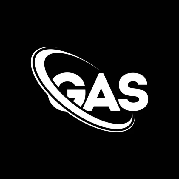 Logotipo Gas Carta Del Gas Diseño Del Logotipo Letra Gas — Vector de stock