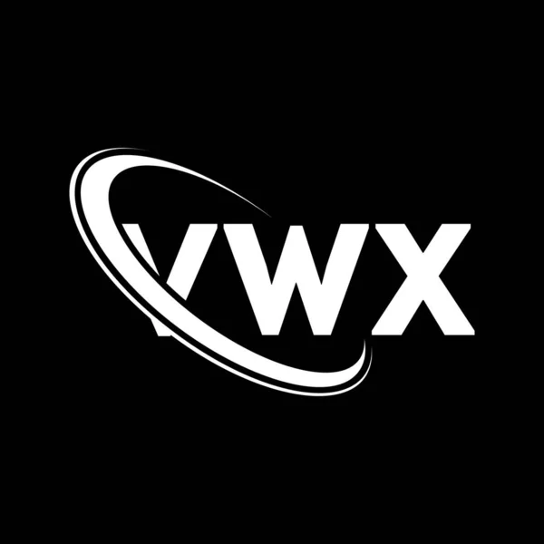 Logo Vwx Lettera Vwx Design Del Logo Della Lettera Vwx — Vettoriale Stock