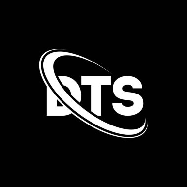 DTS logosu. DTS mektubu. DTS harf logosu tasarımı. Çember ve büyük harfli monogram logosuna bağlı DTS logosu. Teknoloji, iş ve emlak markası için DTS tipografisi.