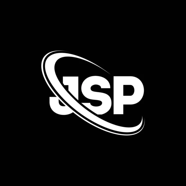 Logo Jsp Lettre Jsp Jsp Lettre Logo Design Initiales Logo — Image vectorielle