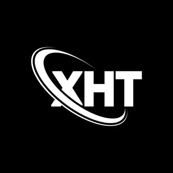 Xht Logo Xht Brief Xht Buchstabe Logo Design Initialen Xht — Stockvektor