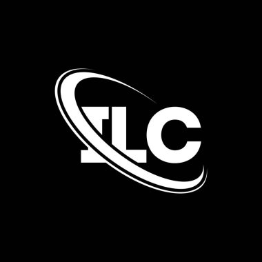 ILC logosu. ILC mektubu. ILC harf logosu tasarımı. Çember ve büyük harfli monogram logosuyla birleştirilmiş ILC logosu. Teknoloji, iş ve emlak markası için ILC tipografisi.