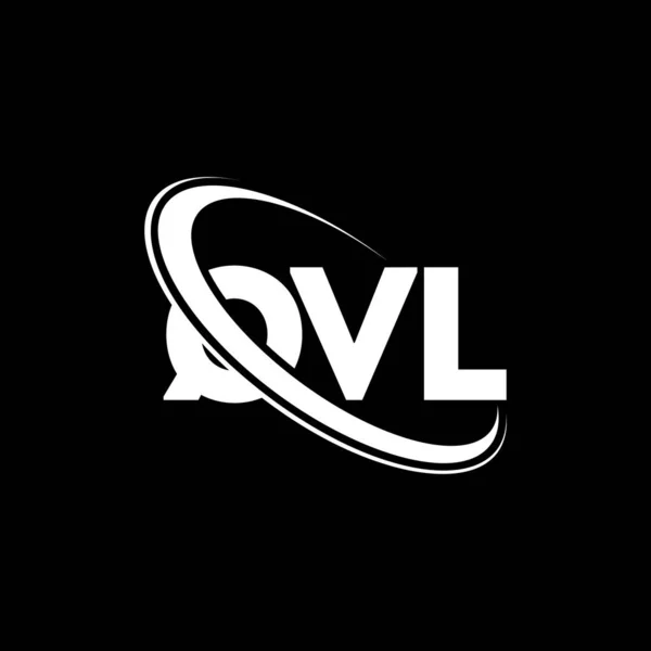 Logo Qvl Carta Qvl Diseño Del Logotipo Letra Qvl Logotipo — Archivo Imágenes Vectoriales