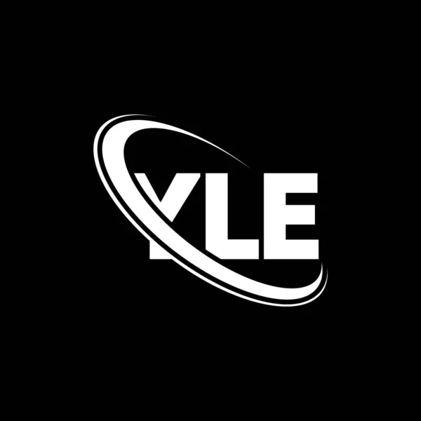 Yle Logotyp Yle Brev Yle Bokstav Logotyp Design Initialer Yle — Stock vektor
