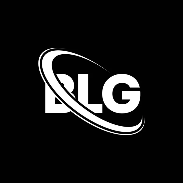 Logo Blg Písmeno Blg Design Písmene Blg Iniciály Blg Logo — Stockový vektor