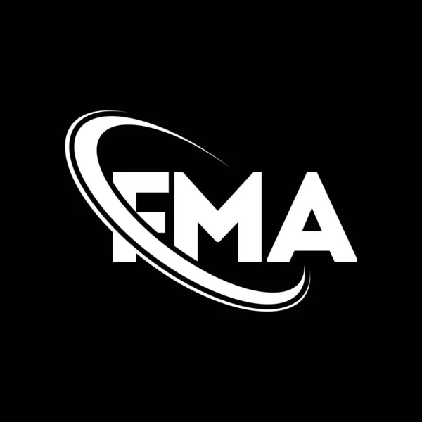 Logo Fma Surat Fma Desain Logo Huruf Fma Inisial Fma - Stok Vektor