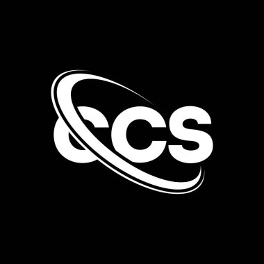 CCS logosu. CCS mektubu. CCS mektup logosu tasarımı. Çember ve büyük harfli monogram logosuyla birleştirilmiş CS logosu. Teknoloji, iş ve emlak markaları için CCS tipografisi.