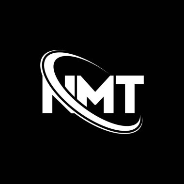 NMT logosu. NMT mektubu. NMT harf logosu tasarımı. Çember ve büyük harfli monogram logosuna bağlı baş harfler NMT logosu. Teknoloji, iş ve emlak markası için NMT tipografisi.