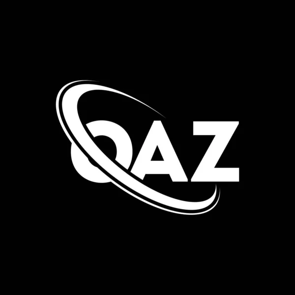 Λογότυπο Oaz Γράμμα Oaz Σχεδιασμός Λογότυπου Γραμμάτων Oaz Αρχικό Λογότυπο — Διανυσματικό Αρχείο