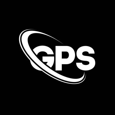 GPS logosu. GPS mektubu. GPS mektup logosu tasarımı. Çember ve büyük harfli monogram logosuna bağlı ilk GPS logosu. Teknoloji, iş ve emlak markası için GPS tipografisi.