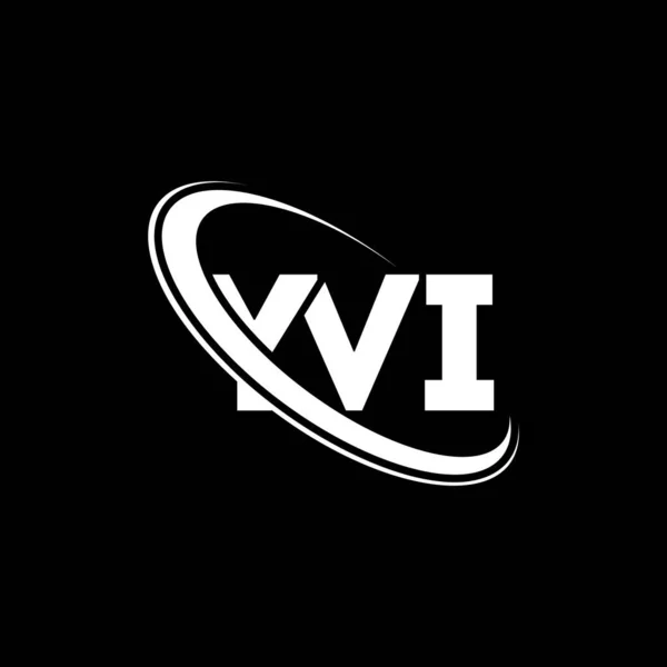 Логотип Yvi Письмо Yvi Дизайн Логотипа Yvi Логотип Yvi Связан — стоковый вектор