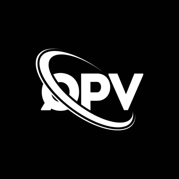Logotipo Qpv Carta Qpv Diseño Del Logotipo Letra Qpv Logotipo — Archivo Imágenes Vectoriales