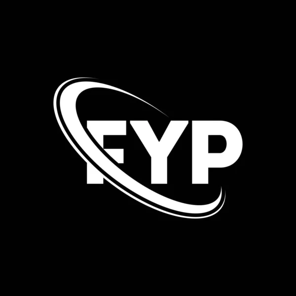 Fyp Logo Fyp Brief Fyp Letter Logo Ontwerp Voorletters Fyp — Stockvector