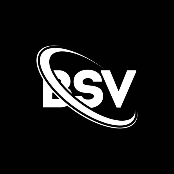 Logotipo Bsv Carta Del Vrs Diseño Del Logotipo Letra Bsv — Archivo Imágenes Vectoriales