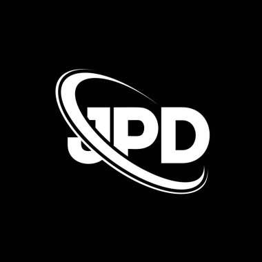 JPD logosu. JPD mektubu. JPD mektup logosu tasarımı. Çember ve büyük harfli monogram logosuna bağlı baş harfler JPD logosu. Teknoloji, iş ve emlak markası için JPD tipografisi.