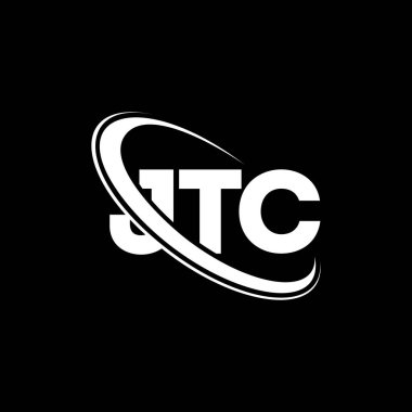 JTC logosu. JTC mektubu. JTC mektup logosu tasarımı. Çember ve büyük harfli monogram logosuna bağlı JTC logosu. Teknoloji, iş ve emlak markası için JTC tipografisi.