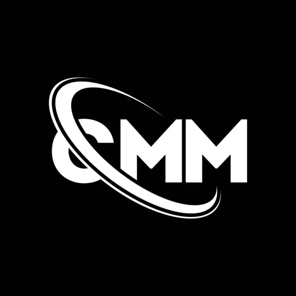 Logo Cmm Carta Cmm Diseño Del Logotipo Carta Cmm Inicial — Vector de stock
