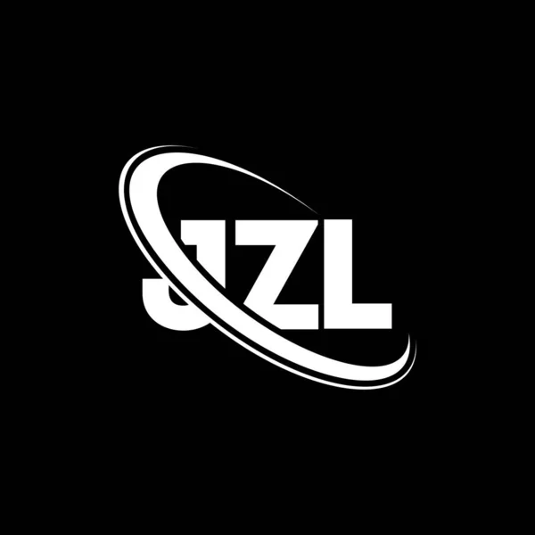 Het Jzl Logo Een Jzl Brief Jzl Letter Logo Ontwerp — Stockvector