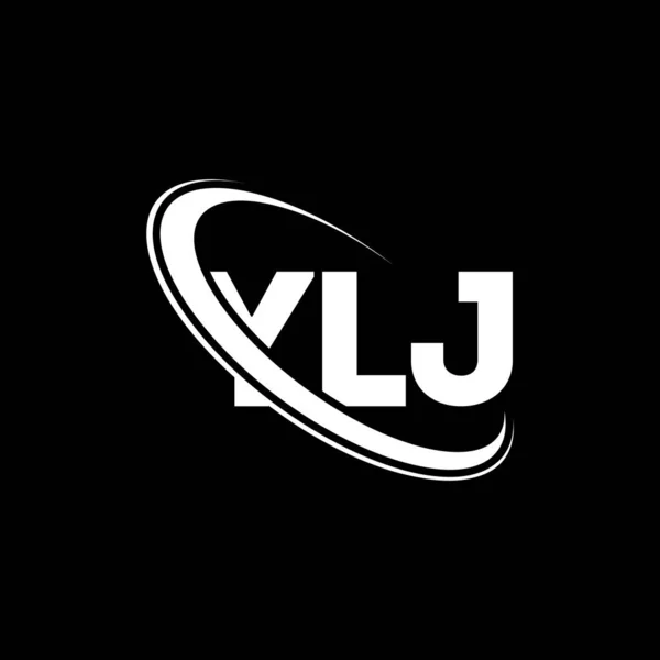 Ylj Logotyp Ylj Brev Ylj Bokstav Logo Design Initialer Ylj — Stock vektor