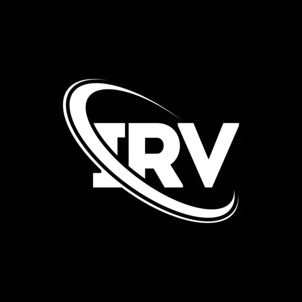 Logo Irv Carta Irv Diseño Del Logotipo Letra Irv Logo — Archivo Imágenes Vectoriales