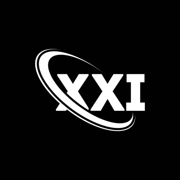 Logo Xxi Xxi List Projekt Logo Xxi Litery Inicjały Xxi — Wektor stockowy